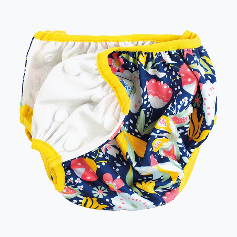 Pannolino da bagno Splash About Meadow blu navy/giallo 2