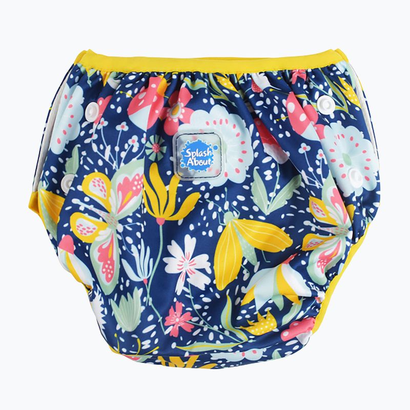 Pannolino da bagno Splash About Meadow blu navy/giallo 3