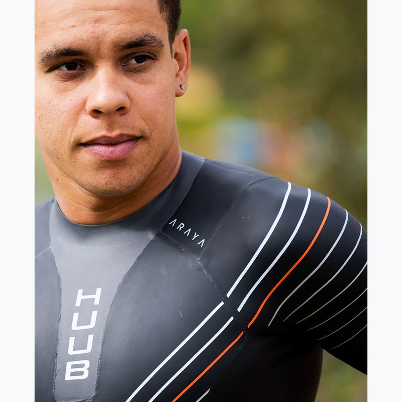 HUUB Uomo Triathlon Schiuma Araya 2:4 nero/arancione 8