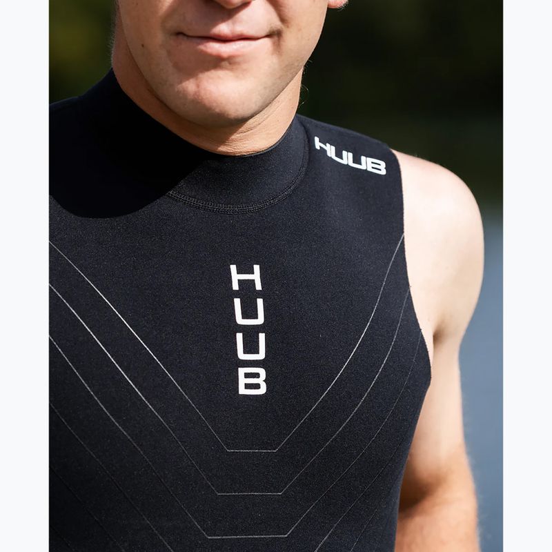 Gilet HUUB in neoprene nero 7