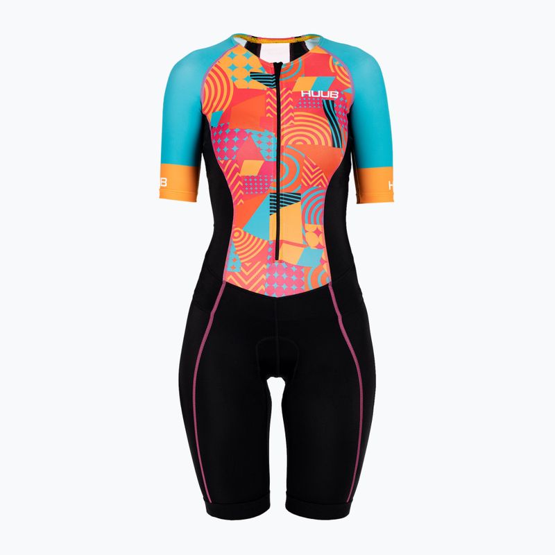 Tuta da triathlon da donna HUUB Her Spirit Long Course nero/multi