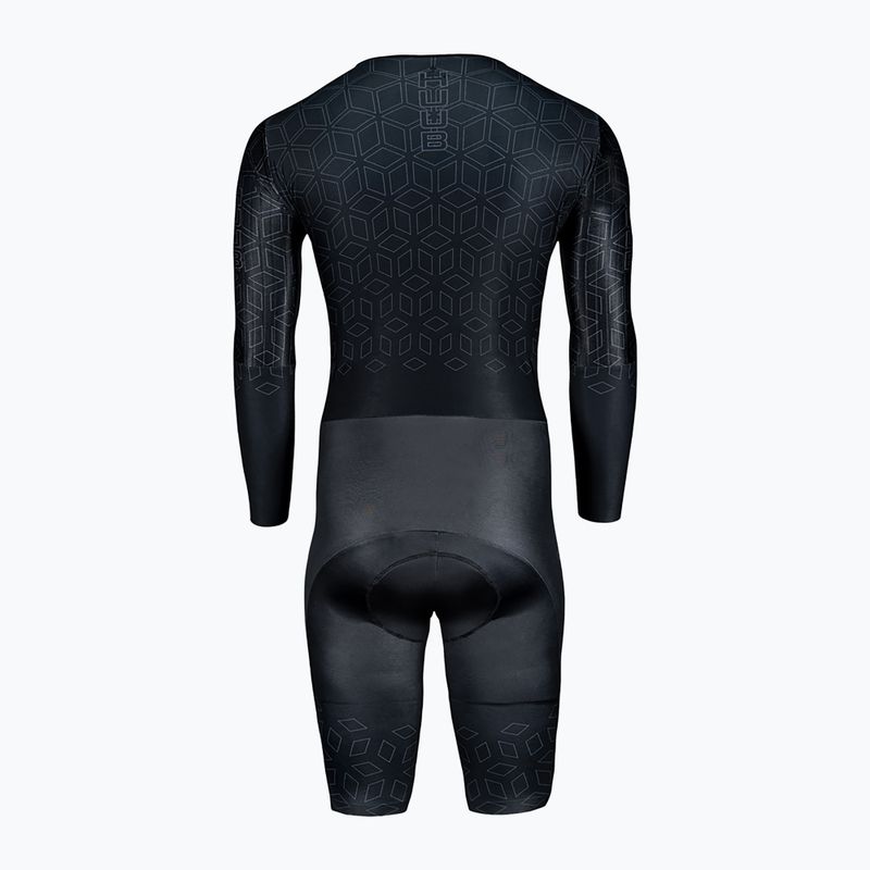 Tuta HUUB TT da uomo nero/carbone per ciclismo 2