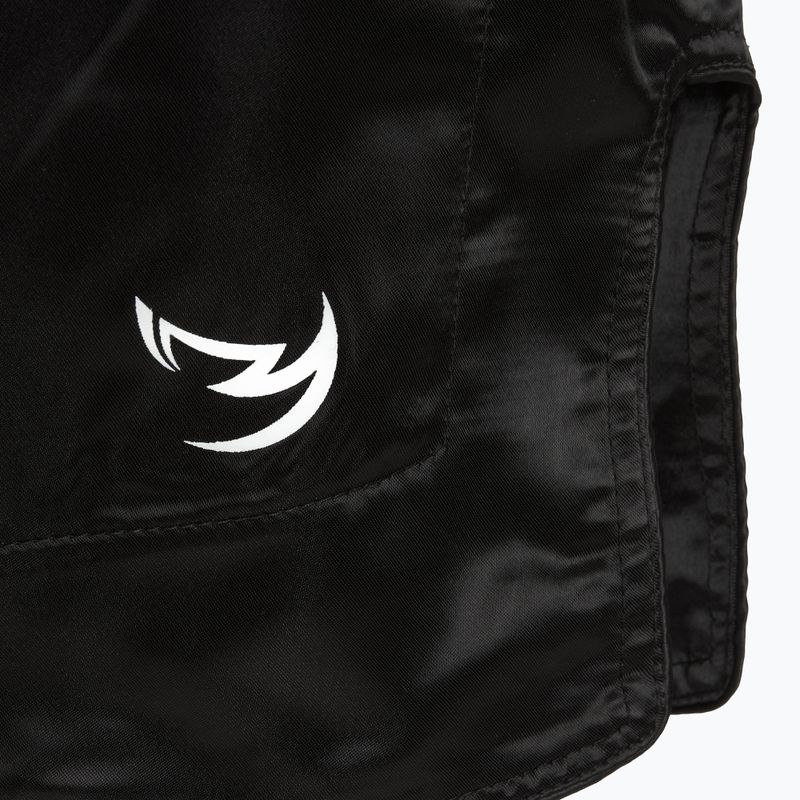 FUMETSU Origins Pantaloncini da allenamento Muay Thai da uomo, nero 4