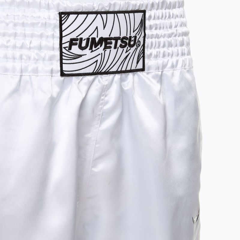 FUMETSU Origins Muay Thai pantaloncini da allenamento da uomo bianchi 3