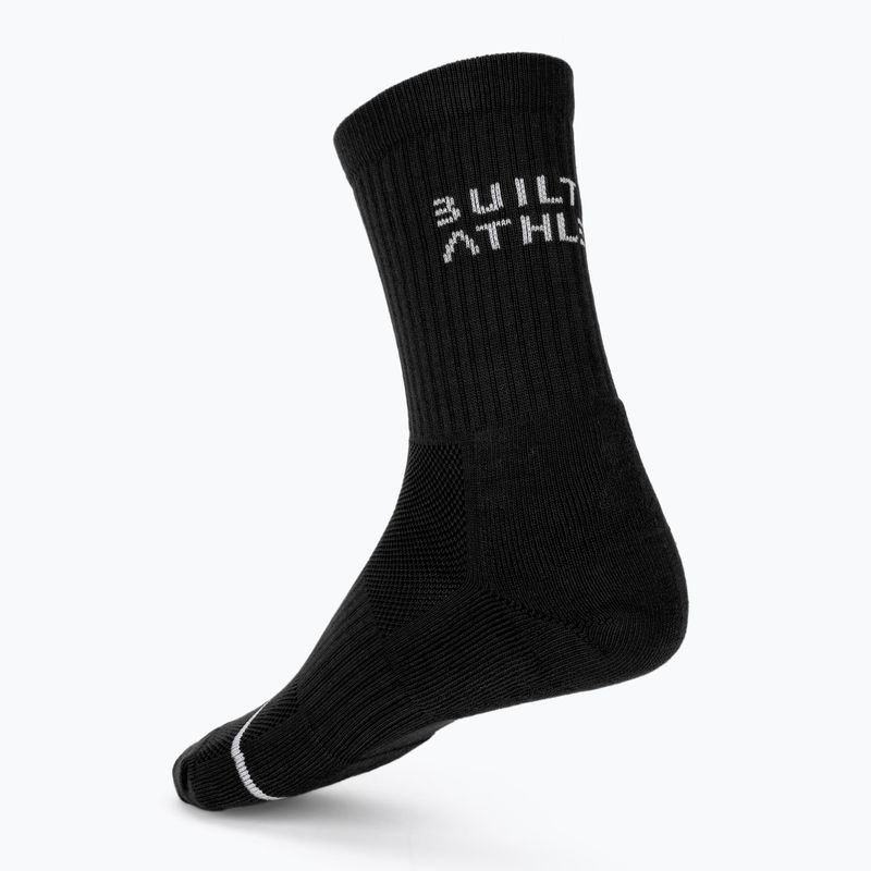 Calzini Built For Athletes Crew Training black 2