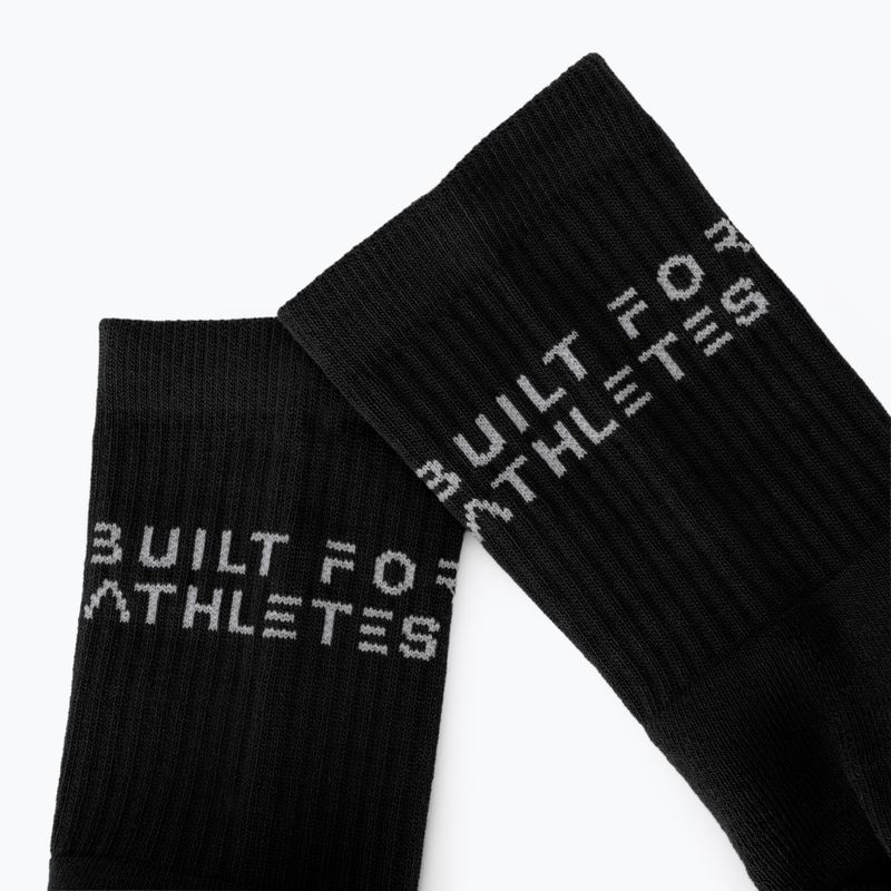 Calzini Built For Athletes Crew Training black 3