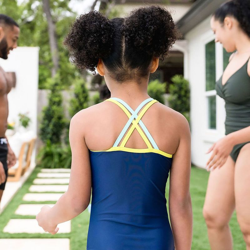 Costume da bagno intero per bambini Splash About Essential Sports lime 5