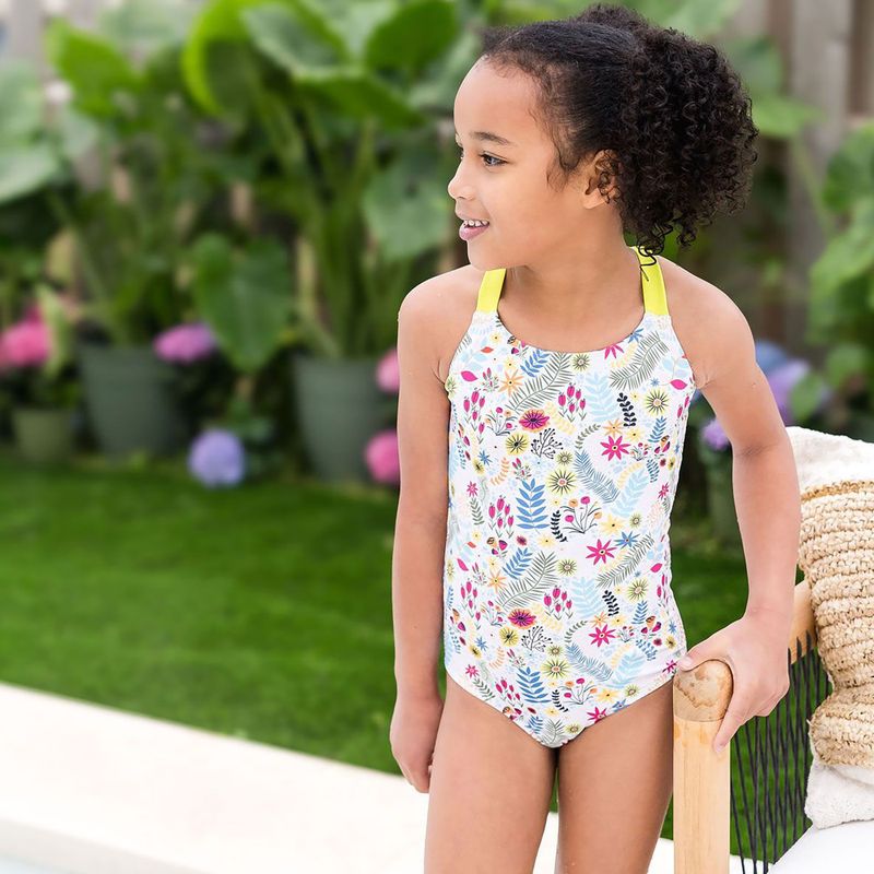 Costume intero per bambini Splash About Jungle Paradise lime 4