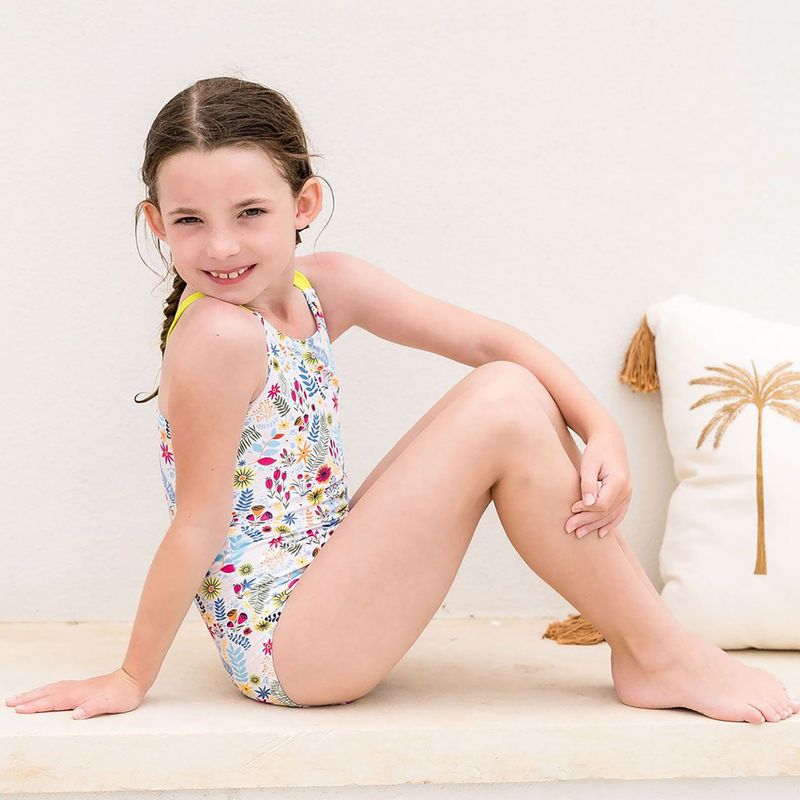Costume intero per bambini Splash About Jungle Paradise lime 7