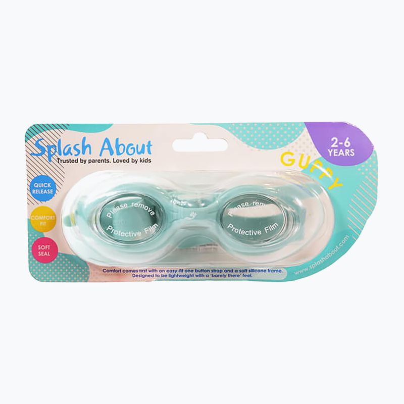 Occhialini da nuoto per bambini Splash About Guppy pistacchio 3