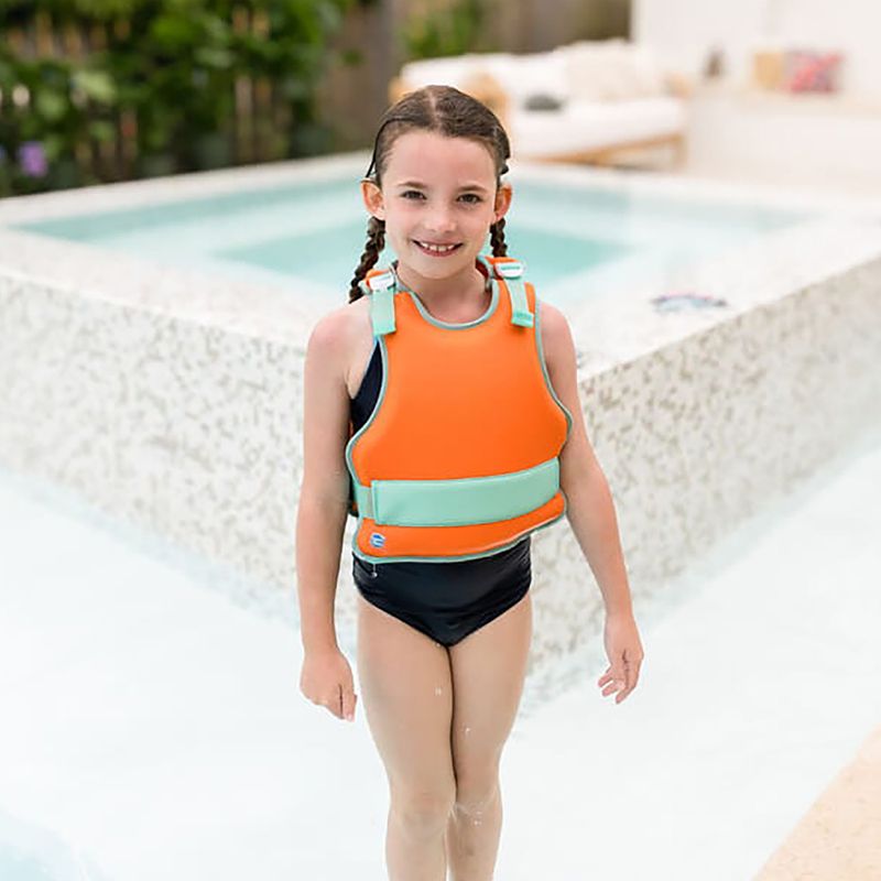 Gilet di galleggiamento per bambini Splash About Swim arancione 3