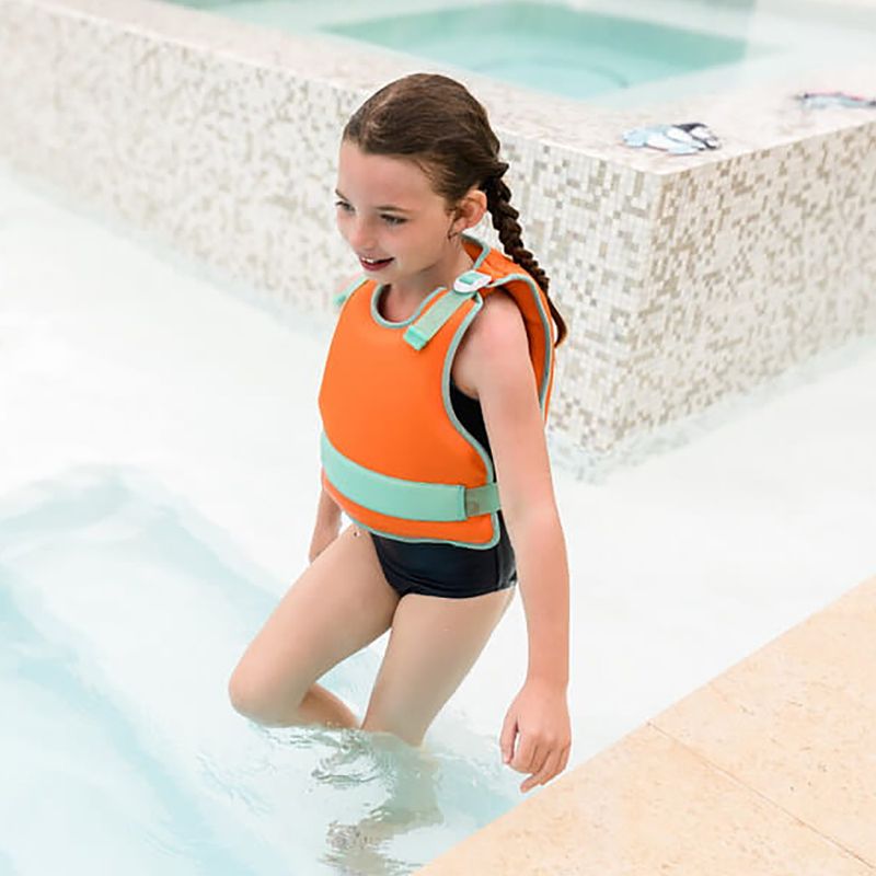 Gilet di galleggiamento per bambini Splash About Swim arancione 4