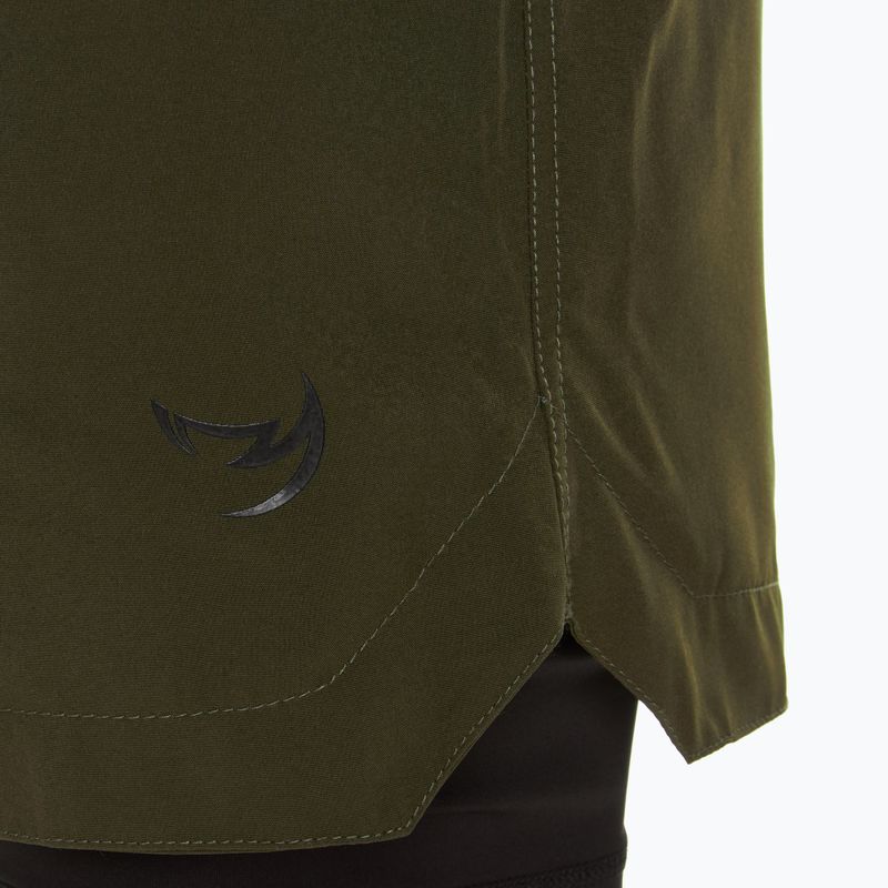 Pantaloncini da allenamento FUMETSU da uomo Origins Dual Layer kaki 3