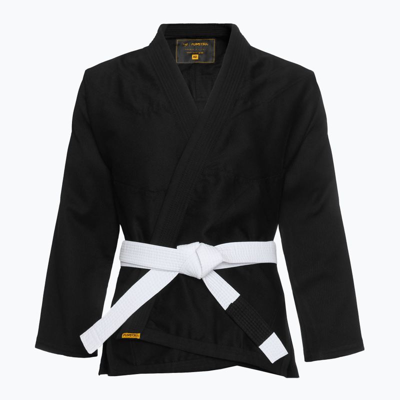 GI per jiu-jitsu brasiliano FUMETSU Ghost V-Lite BJJ nero/giallo 2