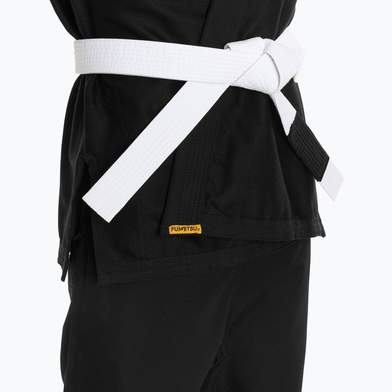 GI per jiu-jitsu brasiliano FUMETSU Ghost V-Lite BJJ nero/giallo 6