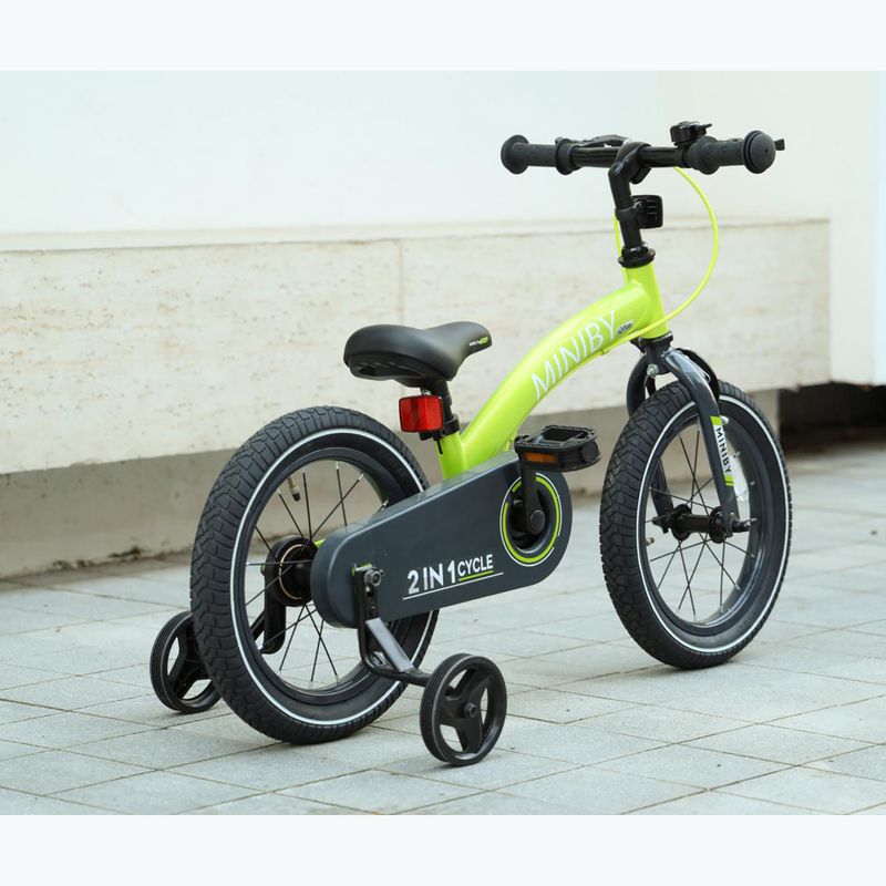 Bicicletta per bambini Qplay Miniby 3in1 verde 10