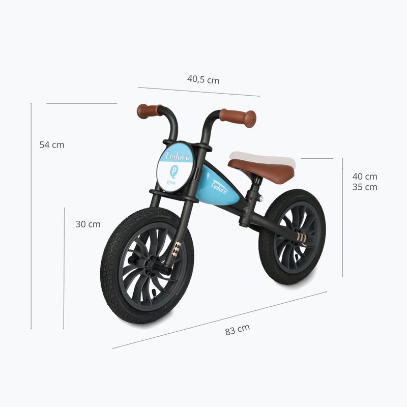 Bicicletta senza pedali Qplay Feduro blue 2