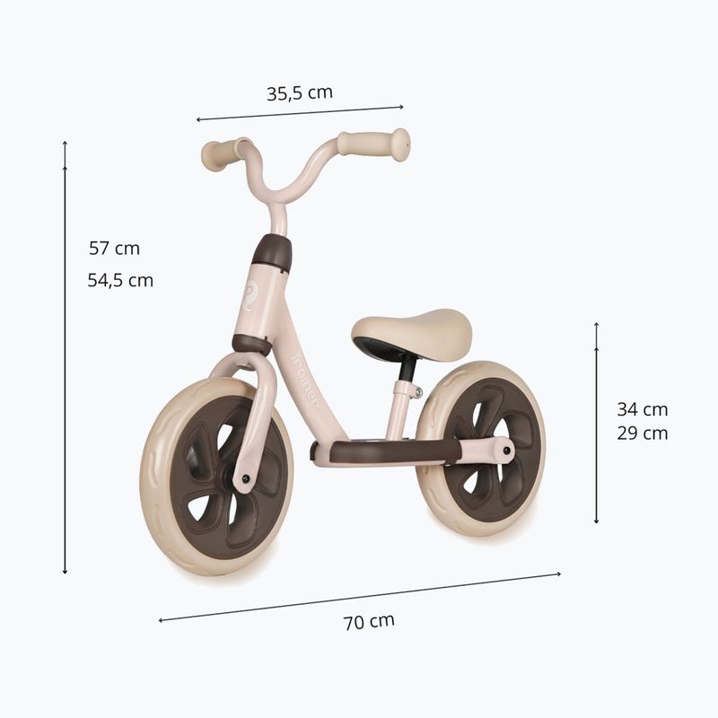 Bicicletta senza pedali Qplay Trainer pink 2