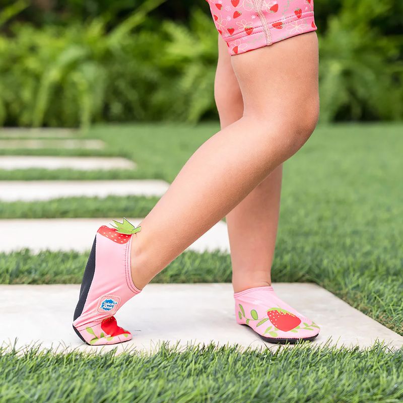 Scarpe da scoglio bambini Splash About Splash Shoes strawberry field 6