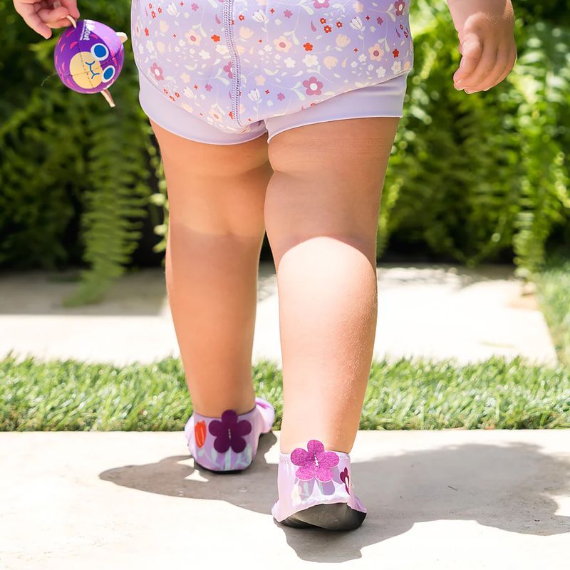 Scarpe da scoglio bambini Splash About Splash Shoes lilac spring 6
