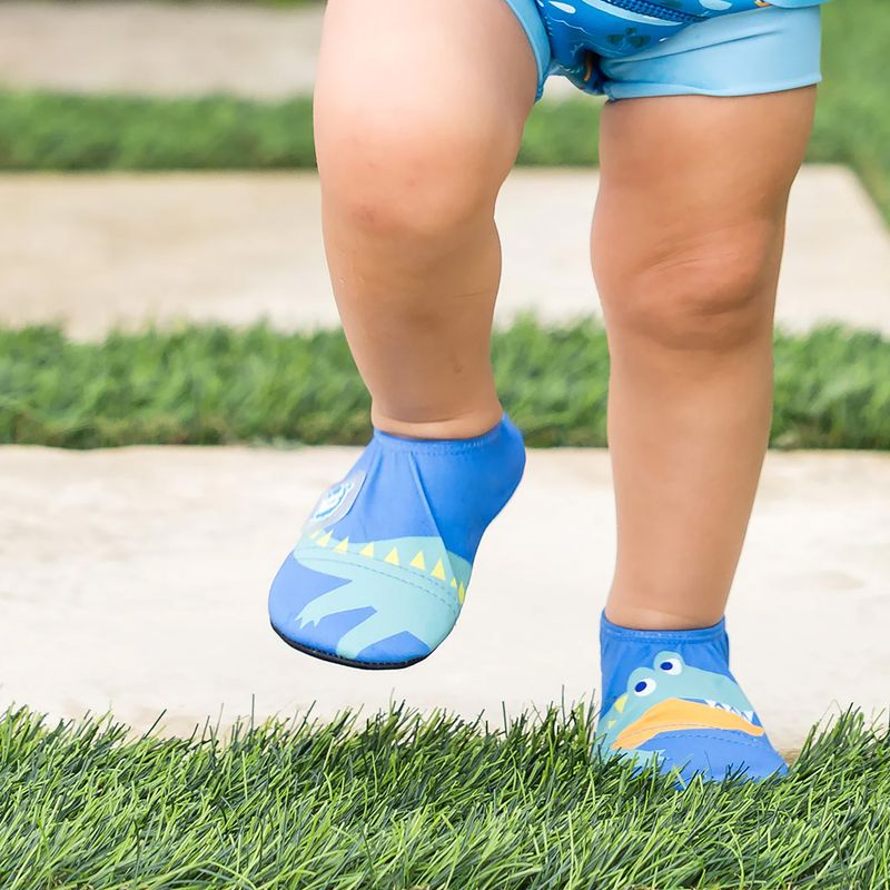 Scarpe da scoglio bambini Splash About Splash Shoes crocodile swamp 6