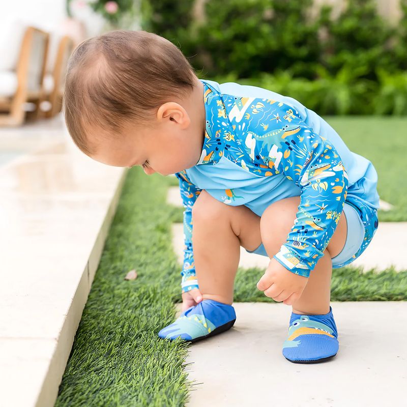Scarpe da scoglio bambini Splash About Splash Shoes crocodile swamp 7