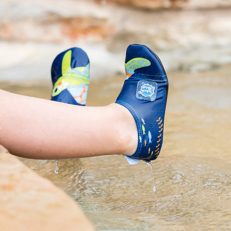 Scarpe da scoglio bambini Splash About Splash Shoes turtle tide 8