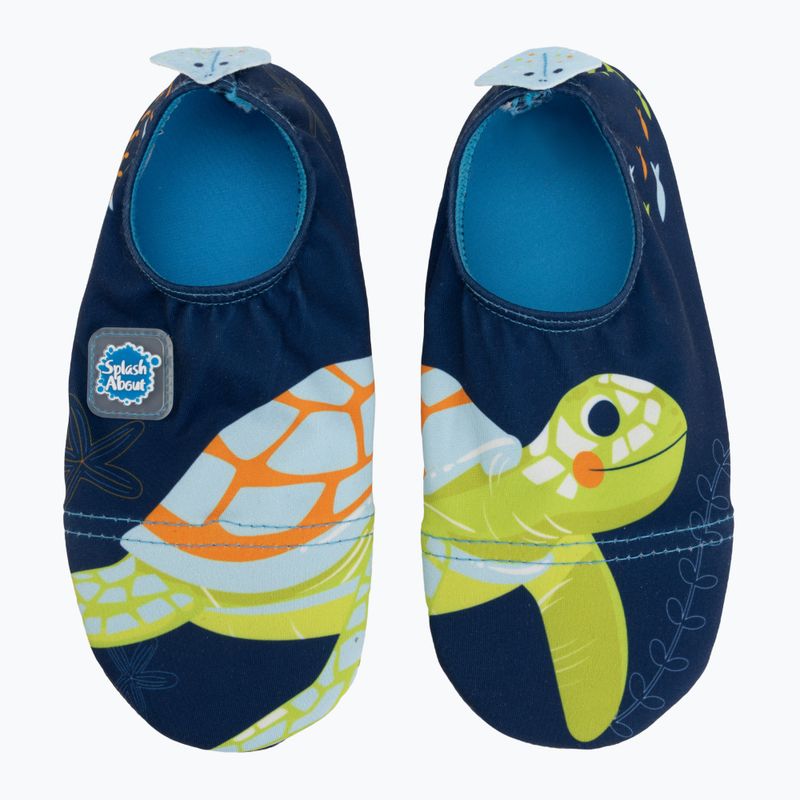 Scarpe da scoglio bambini Splash About Splash Shoes turtle tide 5
