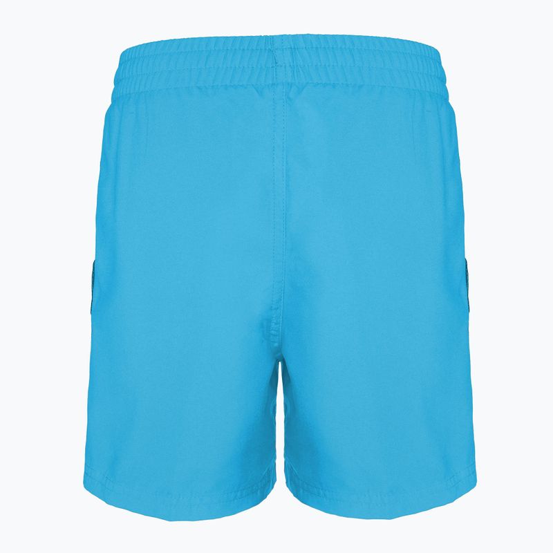 Pantaloncini da bagno da bambino Nike Logo Tape 4'' Volley blue lightning 2
