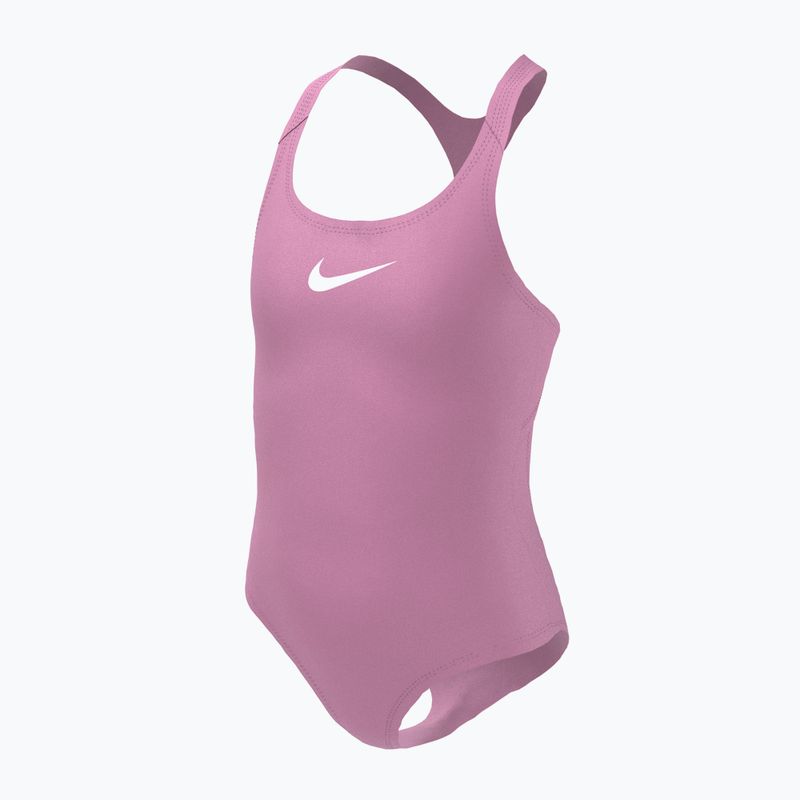 Costume da bagno intero Nike Essential Racerback rosa incantesimo per bambini 4