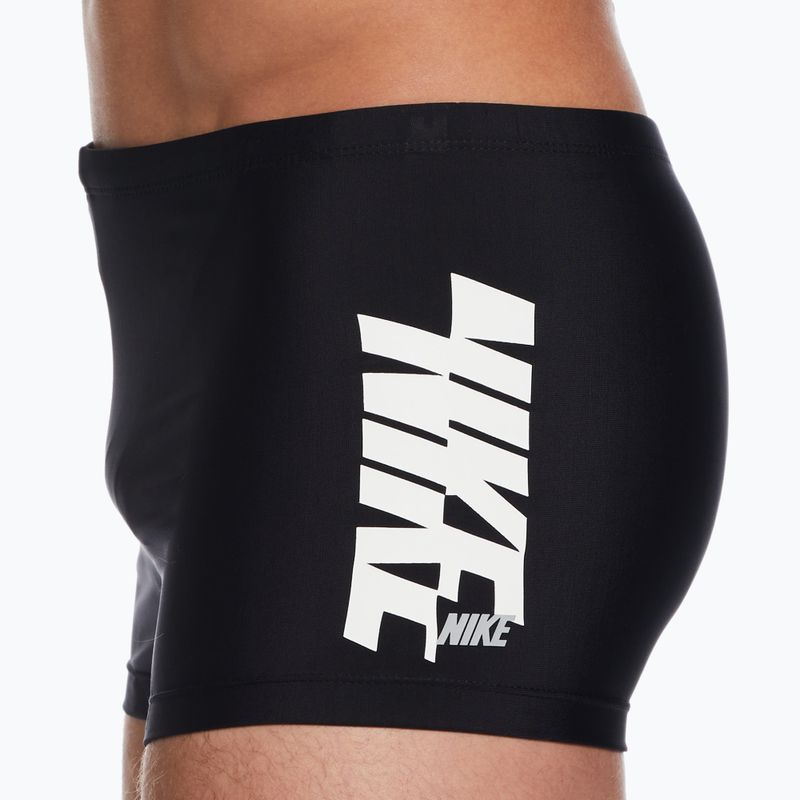 Boxer da bagno a gamba quadrata Nike Shift Uomo, nero 8