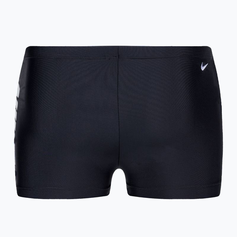 Boxer da bagno a gamba quadrata Nike Shift Uomo, nero 2