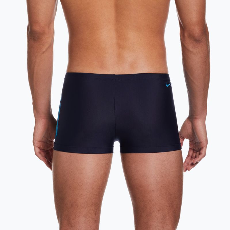 Boxer da bagno a gamba quadrata Nike Shift Uomo, mezzanotte marina 6