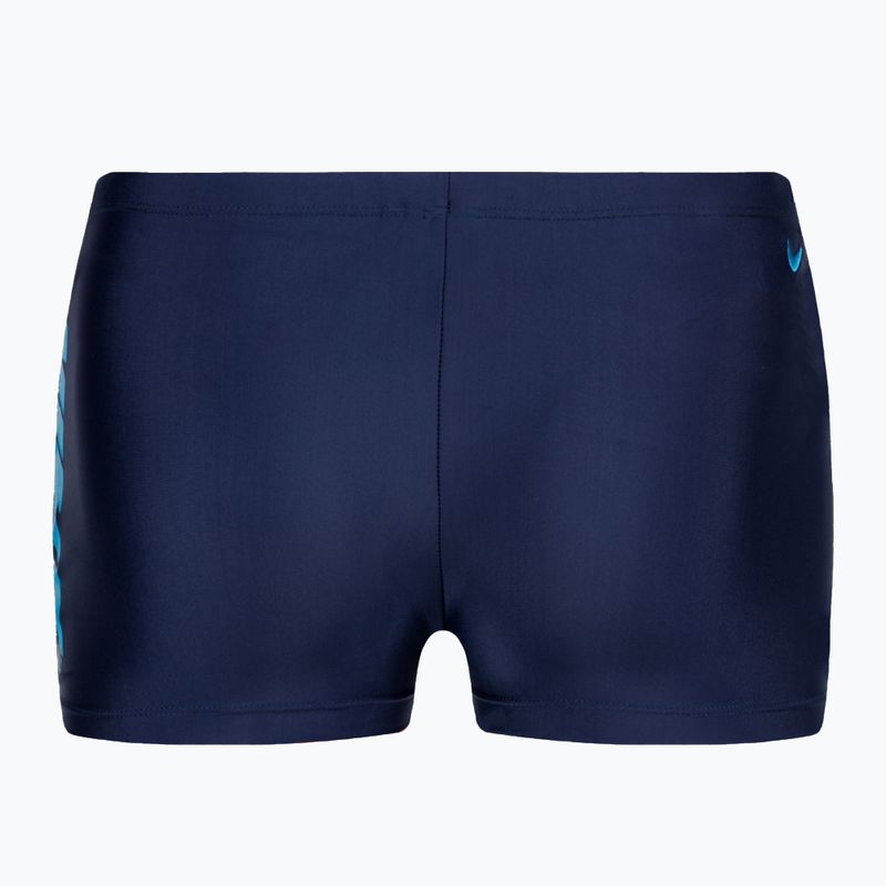 Boxer da bagno a gamba quadrata Nike Shift Uomo, mezzanotte marina 2