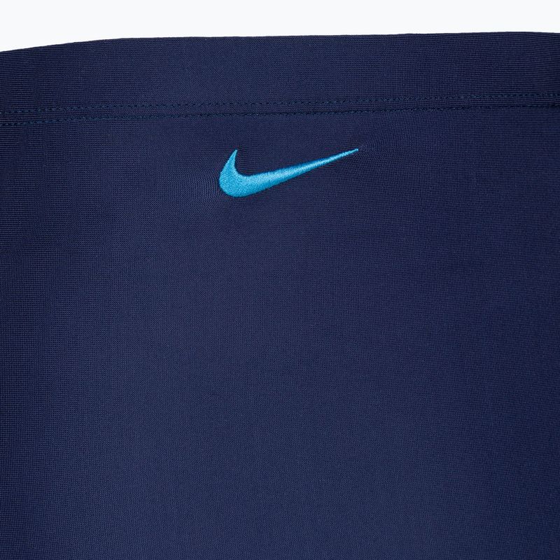 Boxer da bagno a gamba quadrata Nike Shift Uomo, mezzanotte marina 4