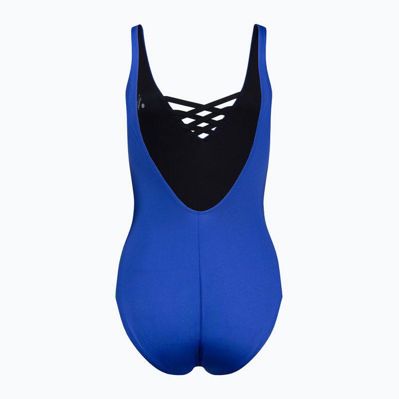 Costume intero donna Nike Sneakerkini U-Back blu racer 2