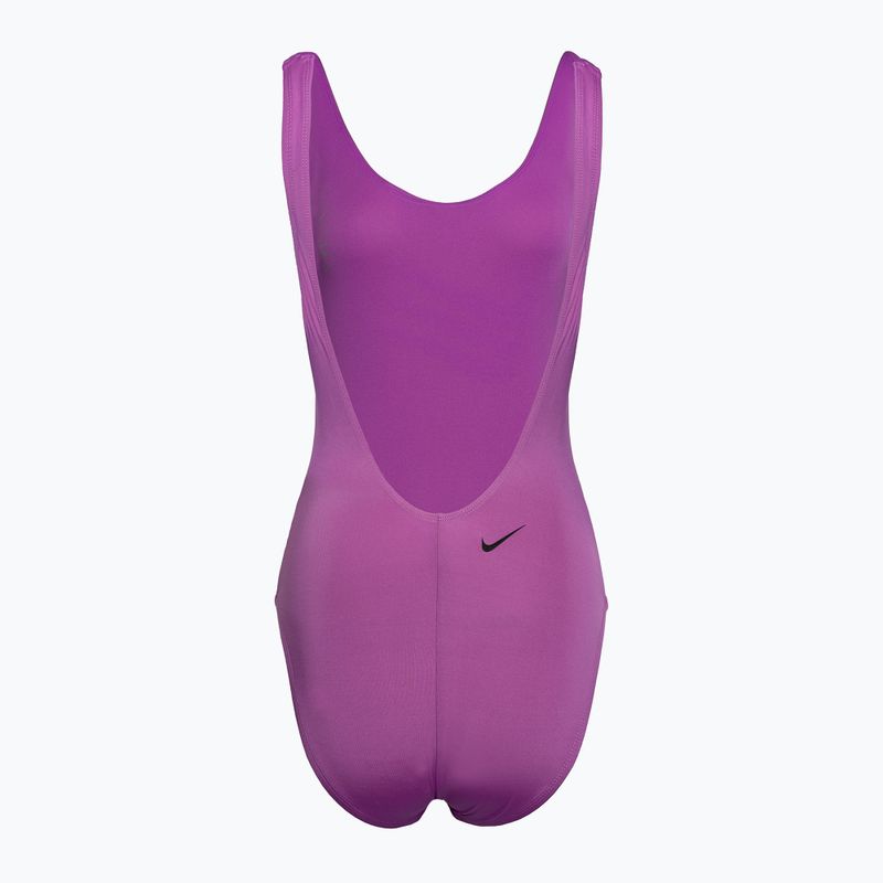 Costume intero donna Nike Multi Logo U-Back fucsia dream 2