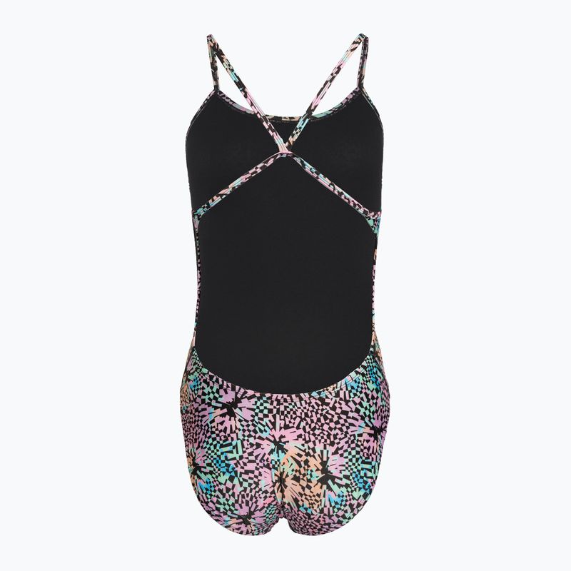 Costume da bagno intero donna Nike Hydrastrong Multi Print rosa fiorito 2