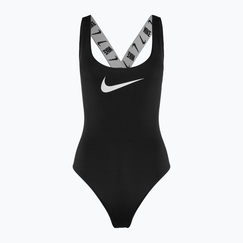 Costume intero donna Nike Logo Tape nero