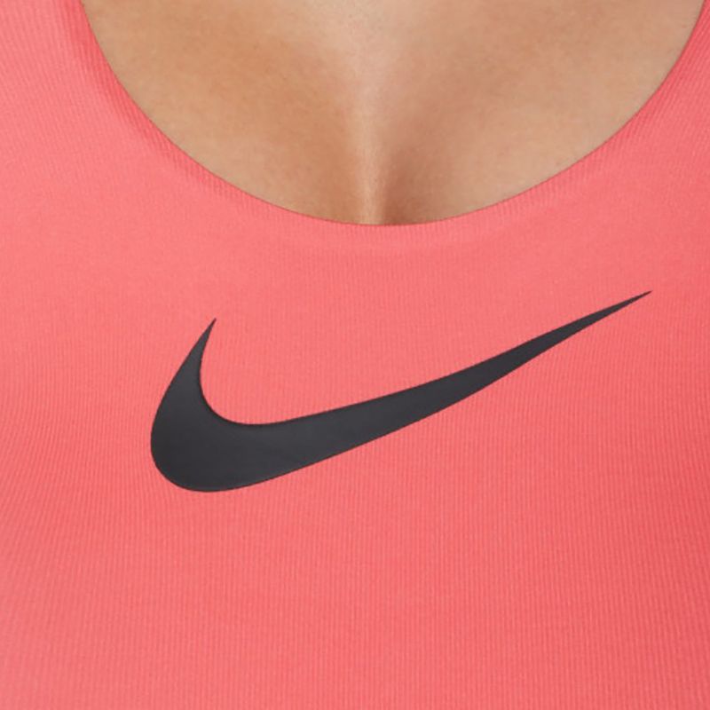 Costume intero donna Nike Logo Tape sea coral 7