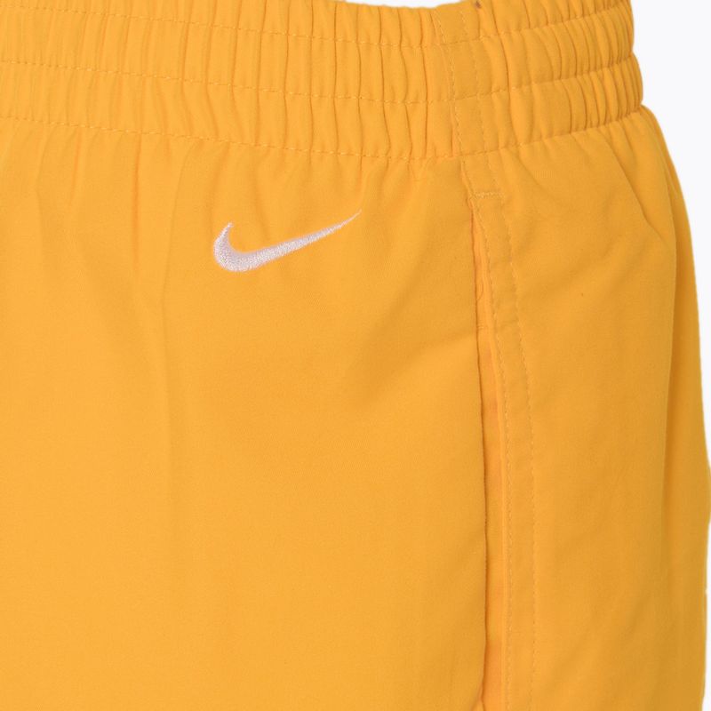 Pantaloncini da bagno Nike Split Logo 4" Volley laser arancione per bambini 4