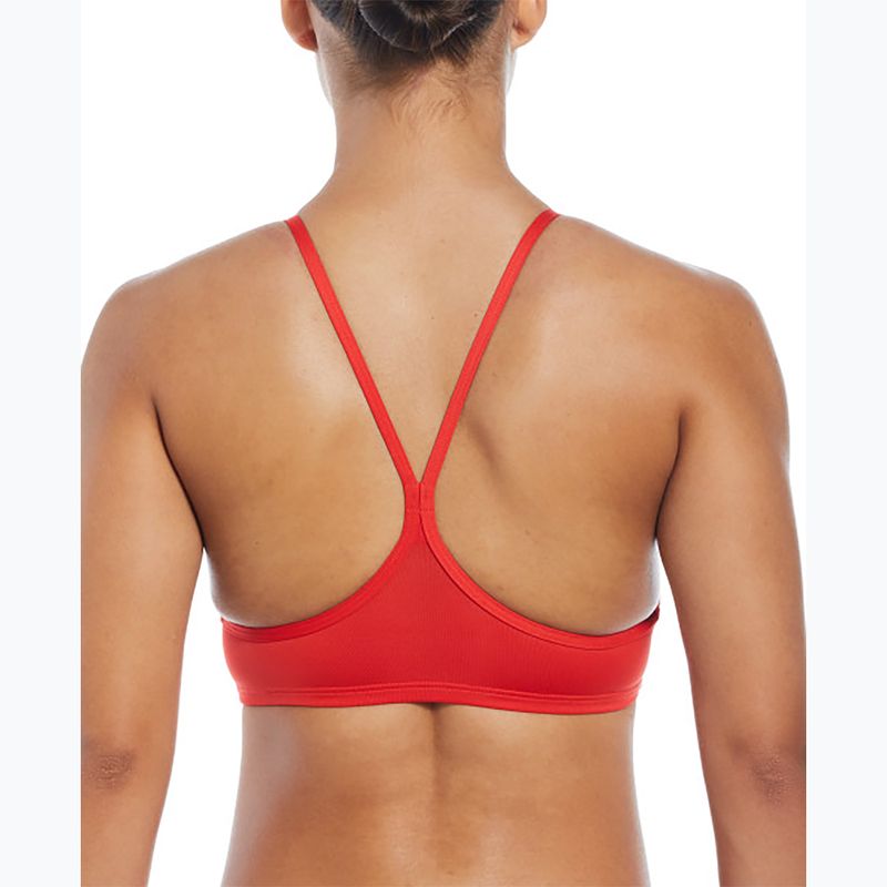 Costume da bagno a due pezzi da donna Nike Essential Sports Bikini light crimson 7