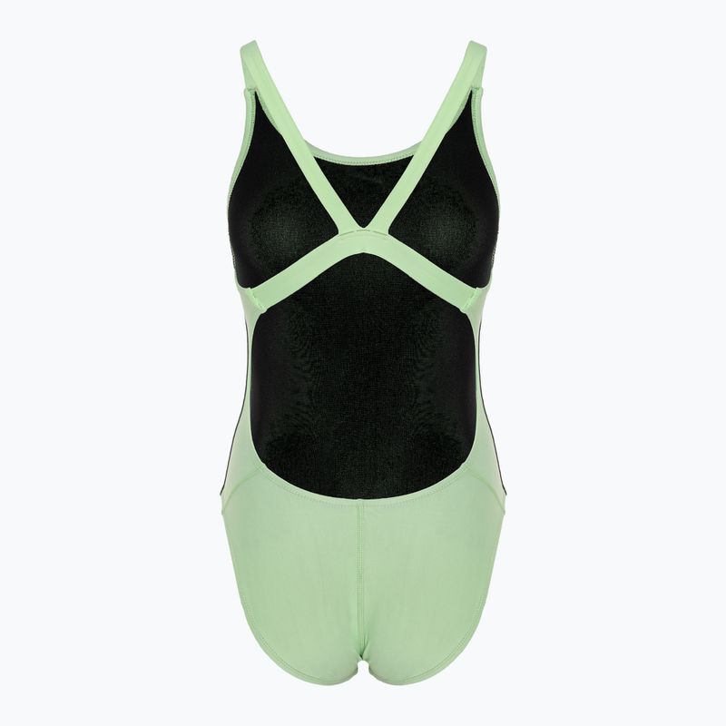 Costume intero donna Nike Logo Tape Fastback vapor green 2