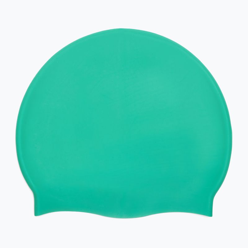 Cuffia da nuoto per bambini Nike Solid Silicone verde shock 2