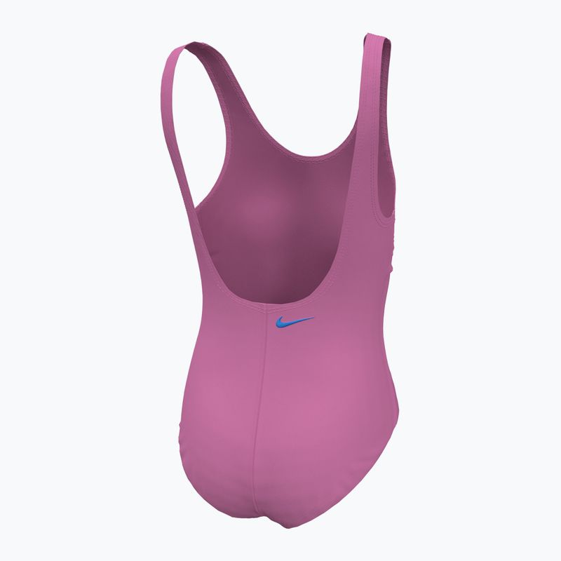 Costume intero Nike Multi Logo U-Back per bambini, colore rosa giocoso 6