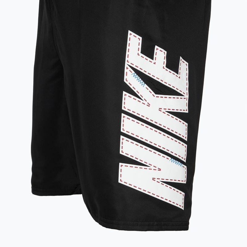Pantaloncini da bagno Nike Big Block 7" Volley da uomo, nero 3