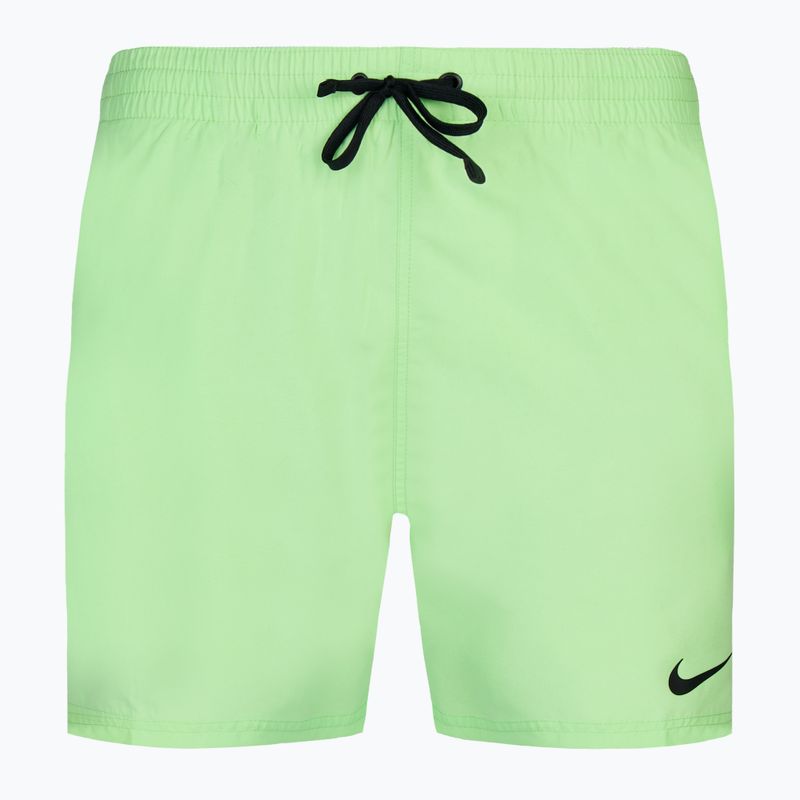 Pantaloncini da bagno Nike Logo Tape 5" Volley uomo verde vapore