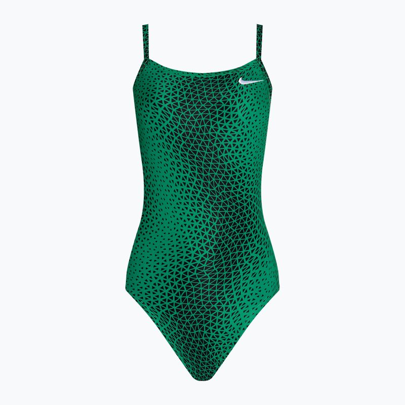 Costume intero Nike Hydrastrong Delta Racerback Court Green Donna