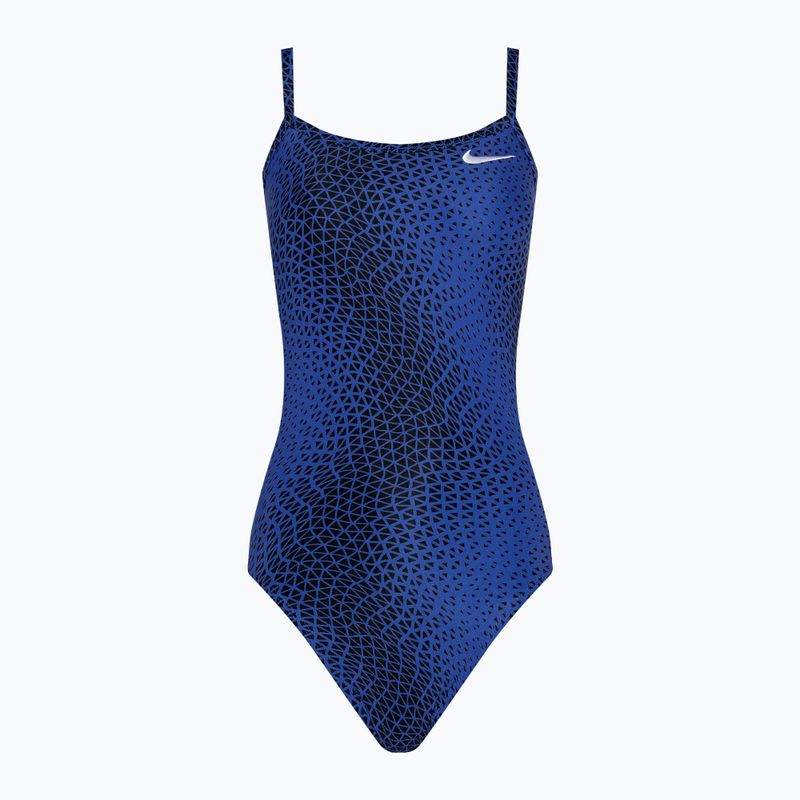 Costume intero Nike Hydrastrong Delta Racerback donna game royal