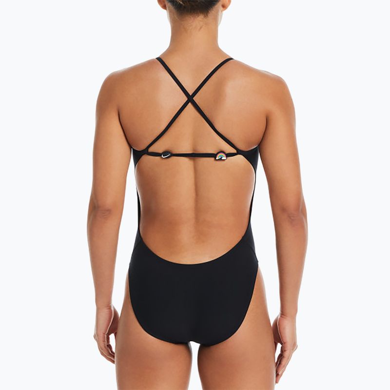 Costume intero da donna Nike Hydrastrong Adjustable Crossback nero 8